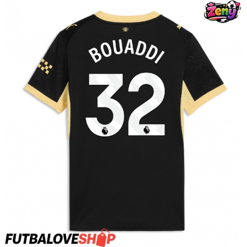 Dres Manchester City Ayyoub Bouaddi #32 Preč pre Ženy 2026-27 Krátky Rukáv